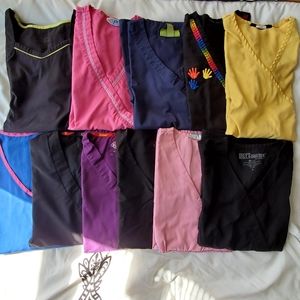 Scrubs tops lot size small / medium